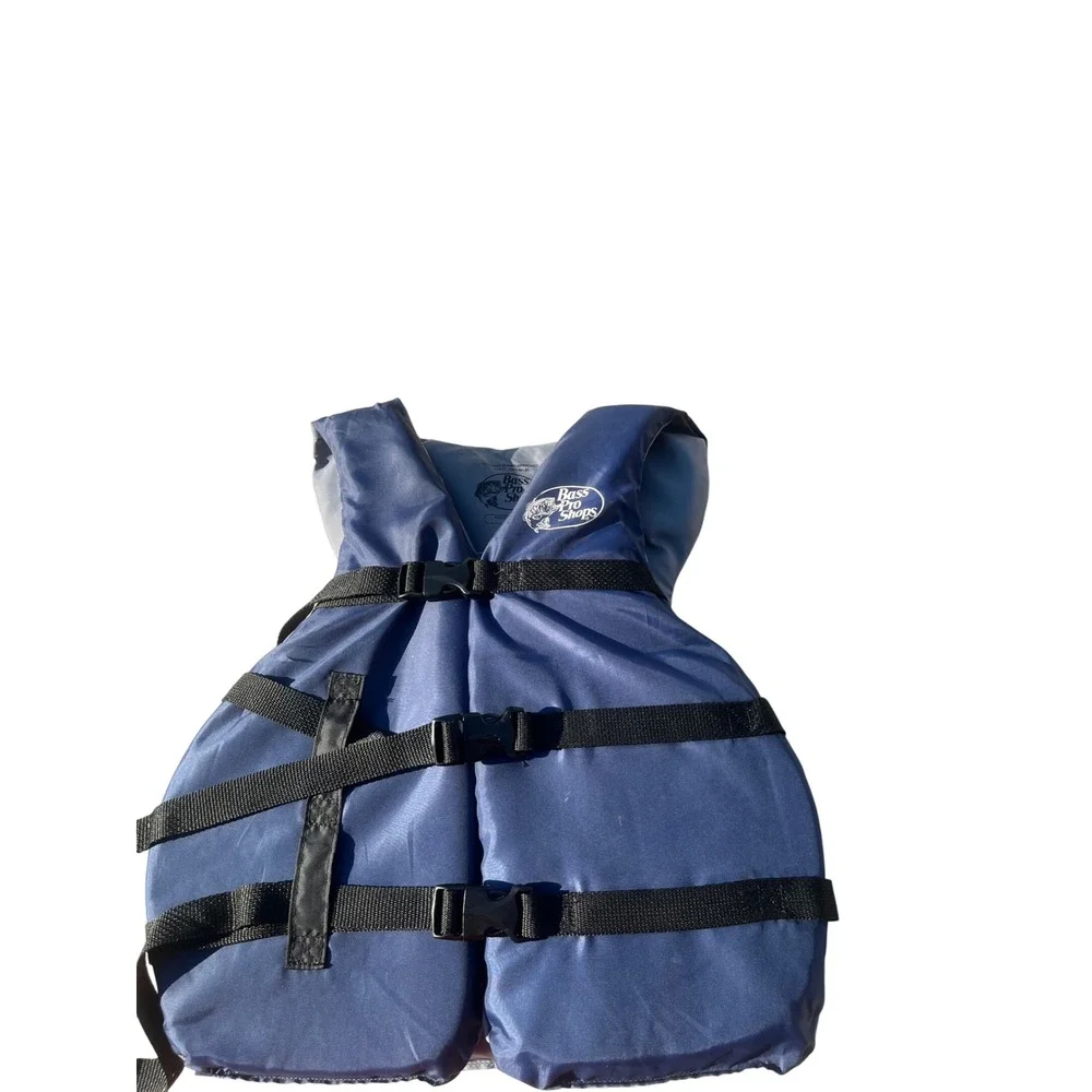 Bass Pro Shops LifeVest Adult Universal NavyBlue Type III PFD Over 90lbs 30-52in